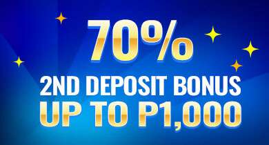 YE7 - 70% 2nd deposit bonus