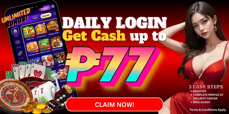 daily login get cash up to 77